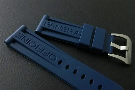 officine panerai straps|panerai rubber strap 24mm.